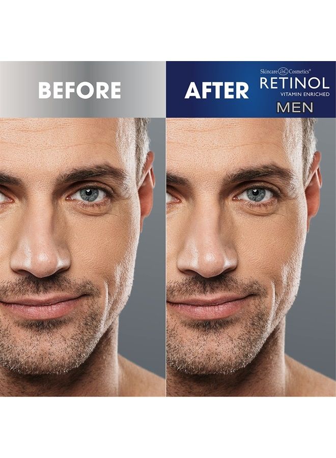 RETINOL Men's Anti-Wrinkle Facial Serum – The Original Retinol Anti-Aging Men's Formula For Younger Looking Skin – Vitamin-Enriched To Smooth Fine Lines & Wrinkles, Improve Tone & Promote Firmness - Image 3