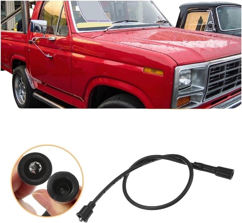 7 قطع مجموعة كابلات ملف الإشعال سلك شمعة الإشعال متوافقة مع فورد E350 إيكونولاين 1975 1976 - Image 5