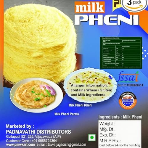Pmw - Pheni - Pack of 3 - Ghee Milk Pheni - 200 Grams Each Appx. - Image 2
