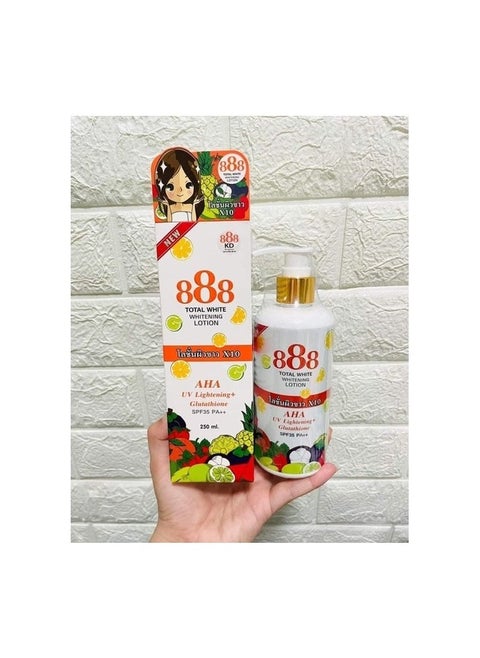 888 Total White Whitening Lotion 250ml