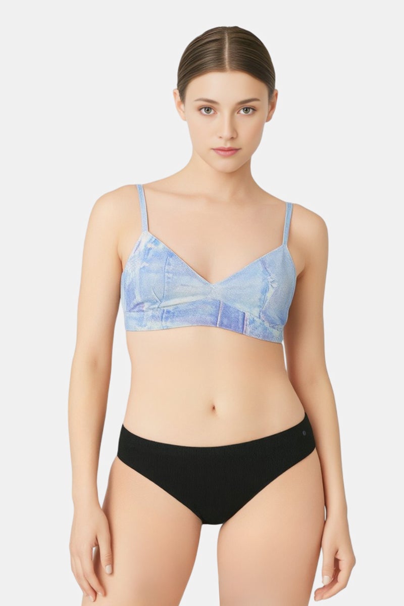 Layer 8 سراويل برازيلية للنساء 3 قطع بشعار العلامة التجارية، متعددة الألوان - Image 1