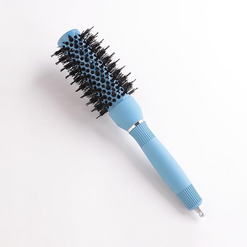 PROLIXR Thermal Ceramic Hair Brush Ioninfused Technology AntiStatic Bristles Hair brush for Women and men Curly Hair Products Created by Savio John Pereira Ice blueSmall size - Image 1