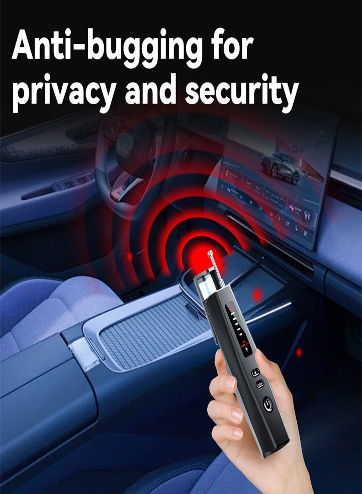 New Detector, 6 Level Sensitivity Multi-Function Camera Detector, Portable Wireless RF Signal Scanner Device Finder for Travel, Office, Hotel - Image 3