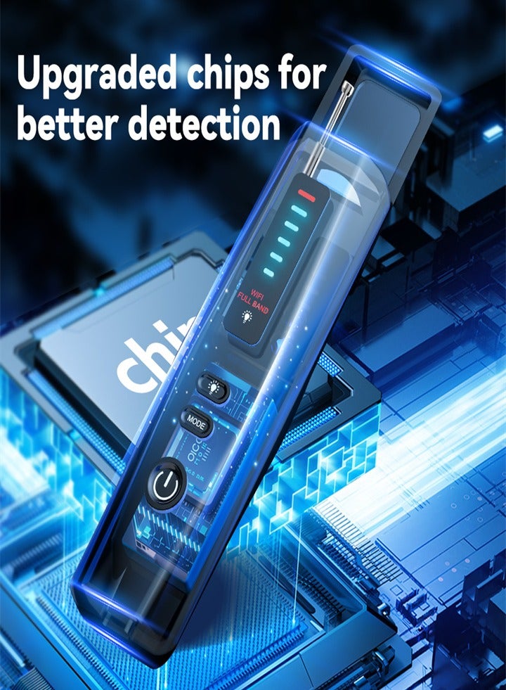New Detector, 6 Level Sensitivity Multi-Function Camera Detector, Portable Wireless RF Signal Scanner Device Finder for Travel, Office, Hotel - Image 5