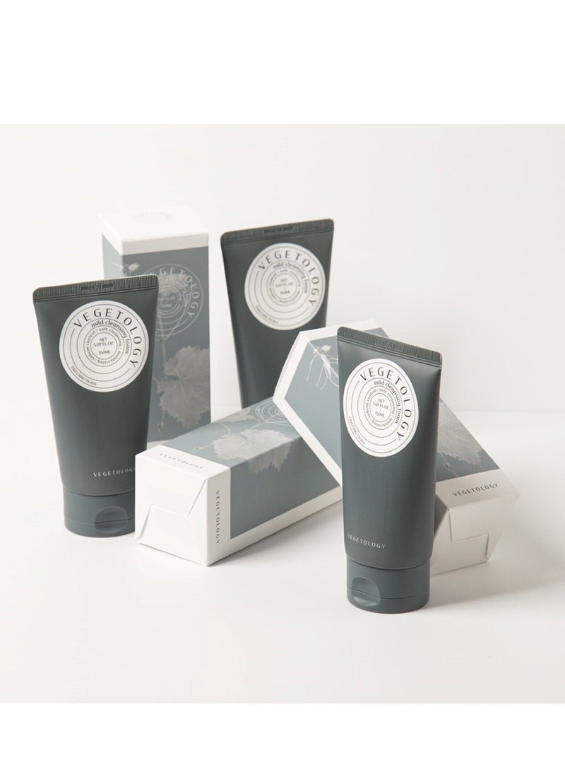 Mild Cleansing Foam 150ml | Mildly Acidic Cleansing Foam Gentle Care Formula Cleanser For Sensitive Skin With Natural Ingredients |Skin Texture Boosting