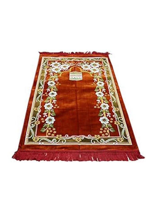 Fine Feather Turkish Prayer Mat   Red   Size 70*110 Cm