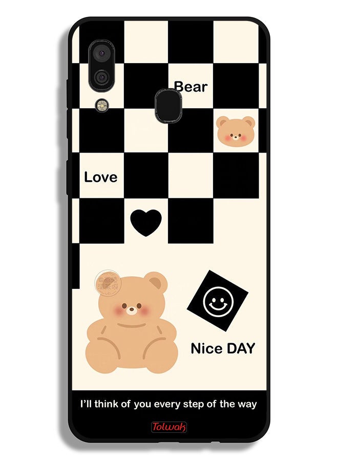 Tolwak Samsung Galaxy A20 Protective Case Cover I Will Think Of You Every Step Of The Way - Image 1