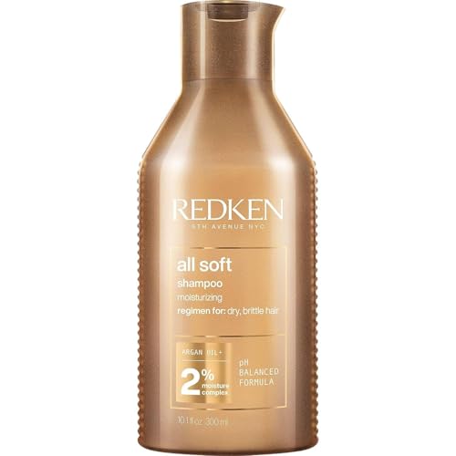 REDKEN شامبو ريدكن أول سوفت | يرطب وينعش بعمق | يلين، ينعم، ويضيف لمعة | آمن للشعر المعالج بالألوان | شامبو مغذي للشعر الجاف | مع زيت الأركان