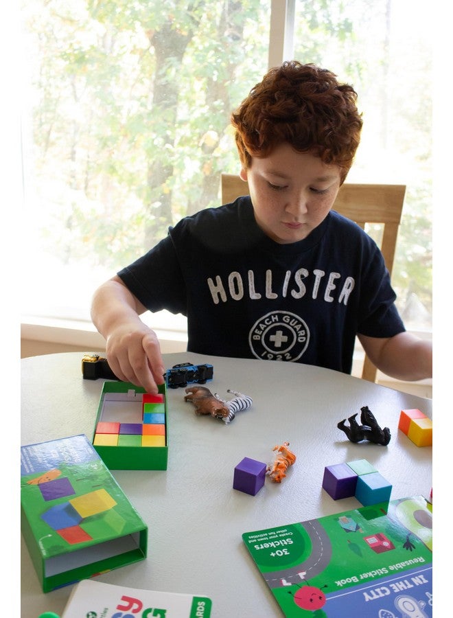 BapronBaby Feeding Littles Busy Bag (Black Checkerboard) - Toddler Travel Activity Kit, Restaurant Activity Kit for Independent and Family-Wide Play, Age 3+ - Image 4