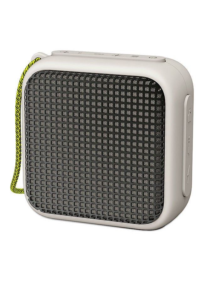 NIBEMINENT - Beat Box 2+ Lightcube (Portable Bluetooth Speaker, lights, TWS, v4.2, 5 W, microSD MP3, FM Radio) Granite - Image 1