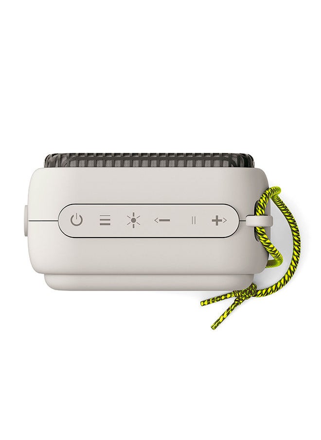NIBEMINENT - Beat Box 2+ Lightcube (Portable Bluetooth Speaker, lights, TWS, v4.2, 5 W, microSD MP3, FM Radio) Granite - Image 1