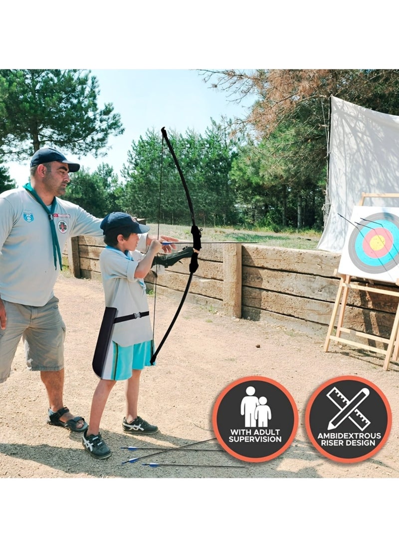 RUIYADA Kids Bow And Arrow Set, Upgraded Youth Bow And Arrow, Kids And Beginner Bow Practice Bow, With 6 Arrows And Accessories For Outdoor Practice Bow And Arrow Set, Sports/Game/Hunting Gifts  - Image 4