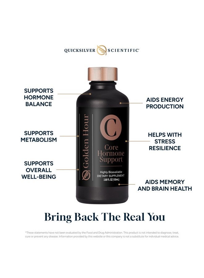 Quicksilver Scientific دعم هرموني أساسي من كويك سيلفر ساينتيفيك 3.88 أونصة سائلة (100 مل) - Image 3