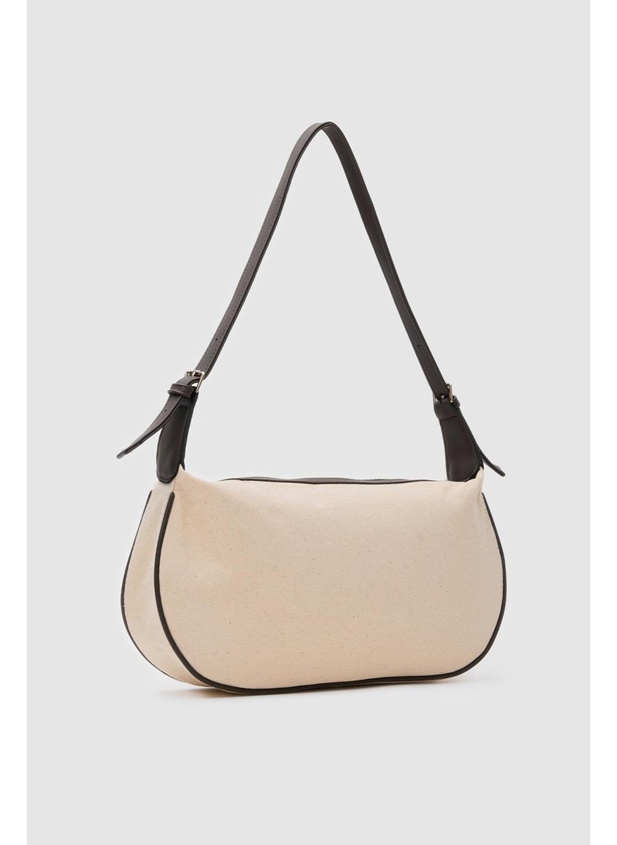 Shule Bags Canvas Baguette Bag Elena Bitter Brown  - Image 2