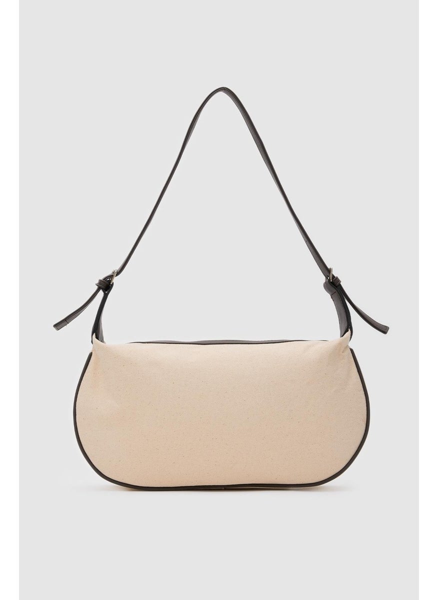 Shule Bags Canvas Baguette Bag Elena Bitter Brown  - Image 1