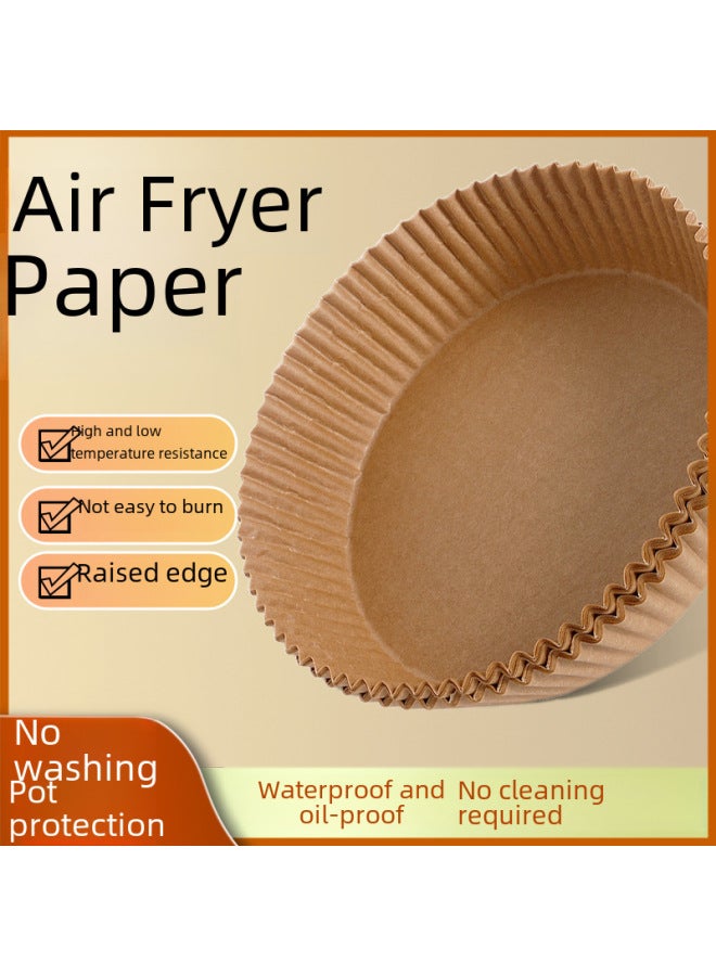Air Fryer Special Oil Absorbing Baking Paper Round Kitchen Oil Resistant Baking Tray Paper Air Fryer Accessories-Specifications:Double-sided Anti-Fryer Paper Square 25 OPP Pack B- 939C - Image 4