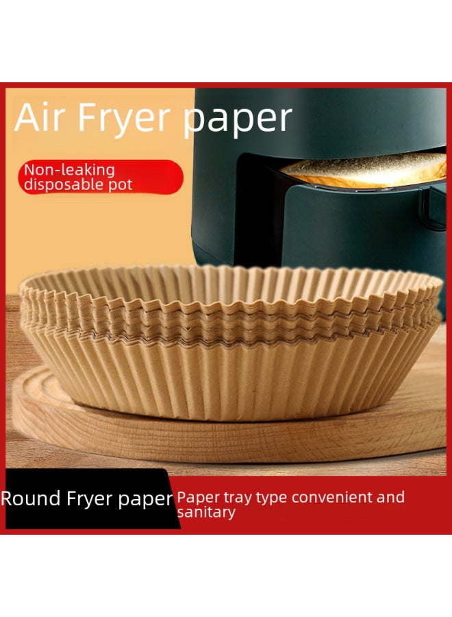 Air Fryer Special Oil Absorbing Baking Paper Round Kitchen Oil Resistant Baking Tray Paper Air Fryer Accessories-Specifications:Double-sided Anti-Fryer Paper Square 25 OPP Pack B- 939C - Image 3