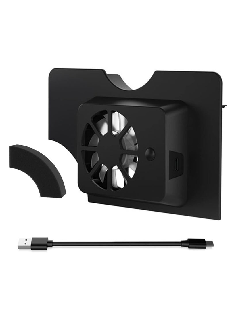 Cooling Fan Fit for Nintendo Switch OLED, Dock Fan with Blue Light for Switch OLED USB Powered Dobe, Pocket Sized Cooling System, Efficient Protection, Extremely Light Weight, Easy To Install And Use - Image 2