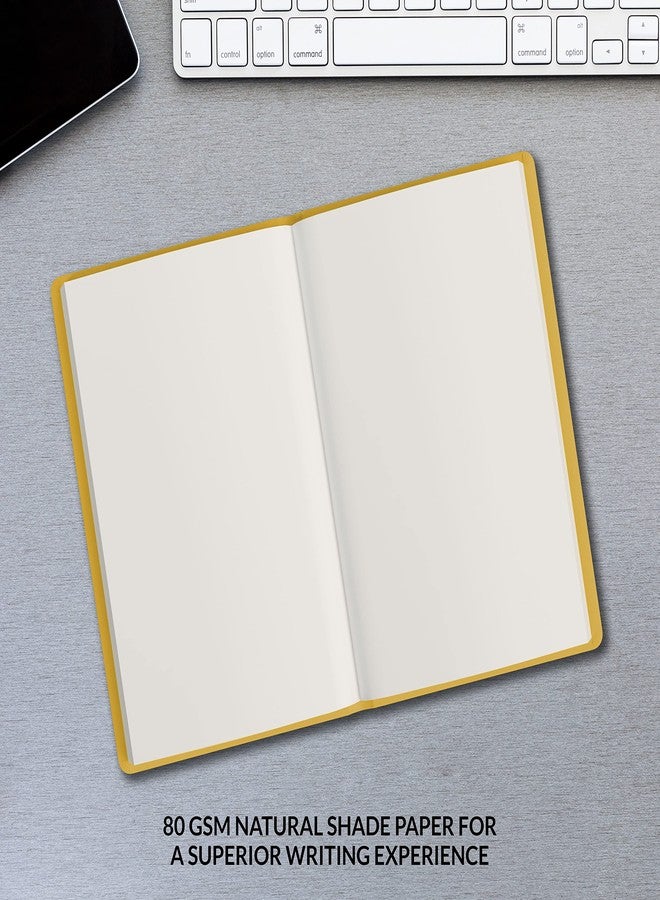 Paperkraft Designer Series with Pu Leather - Yellow Color,192 Pages, Pack of 1 - Image 4