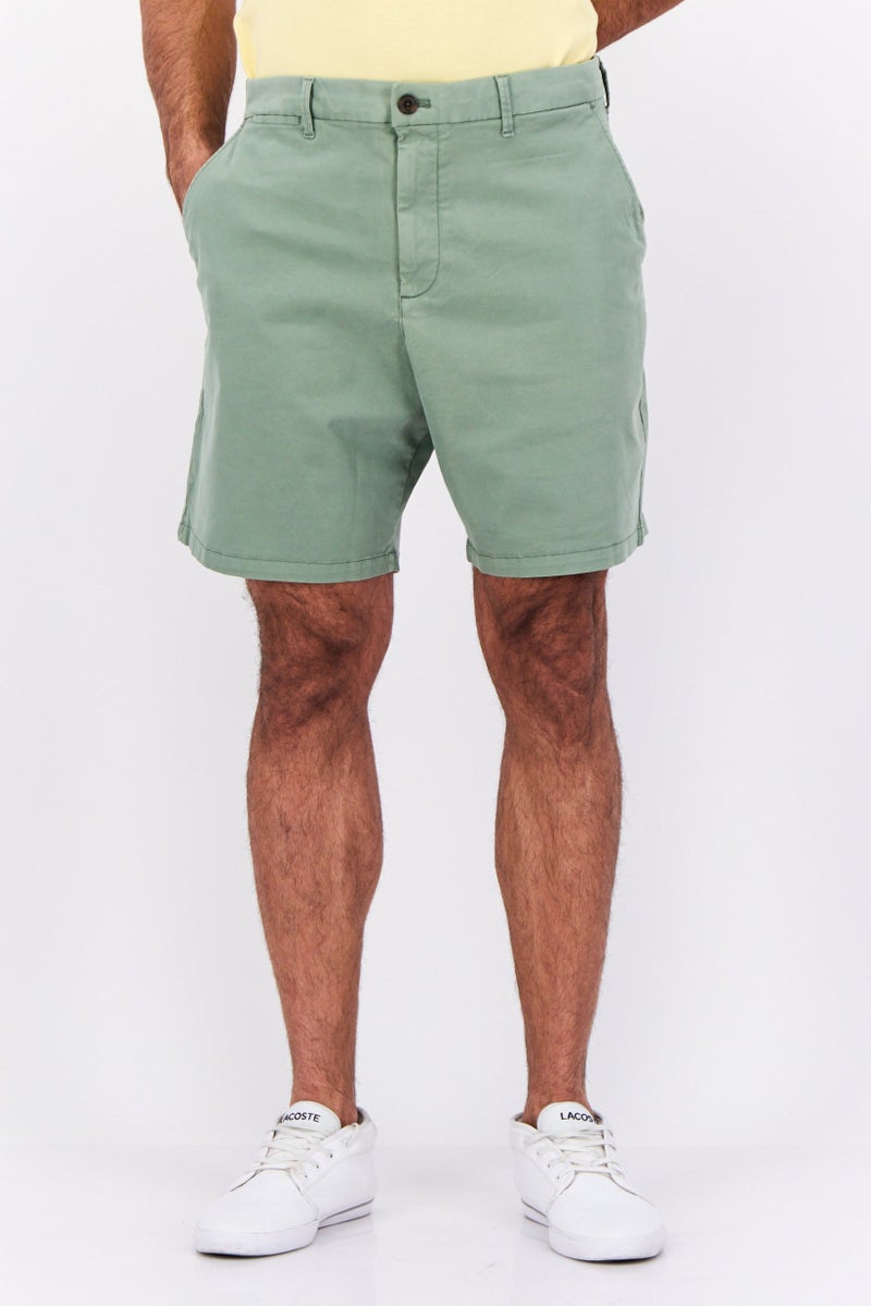 GAP شورتات أساسية بسيطة للرجال بطول 8 بوصات، لون أخضر مريمي - Image 1