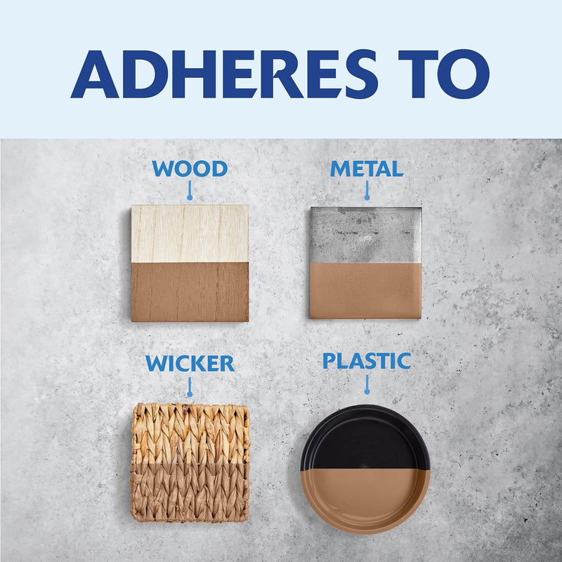 Rust-Oleum 334076 Painter's Touch 2X Ultra Cover Spray Paint, 12 oz, Satin Nutmeg - Image 5