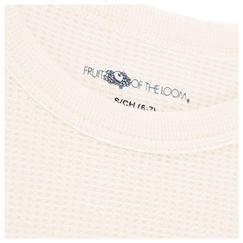 Fruit of the Loom boys Premium Thermal Waffle Underwear Base Layer Set, Natural, 4 5 US - Image 5