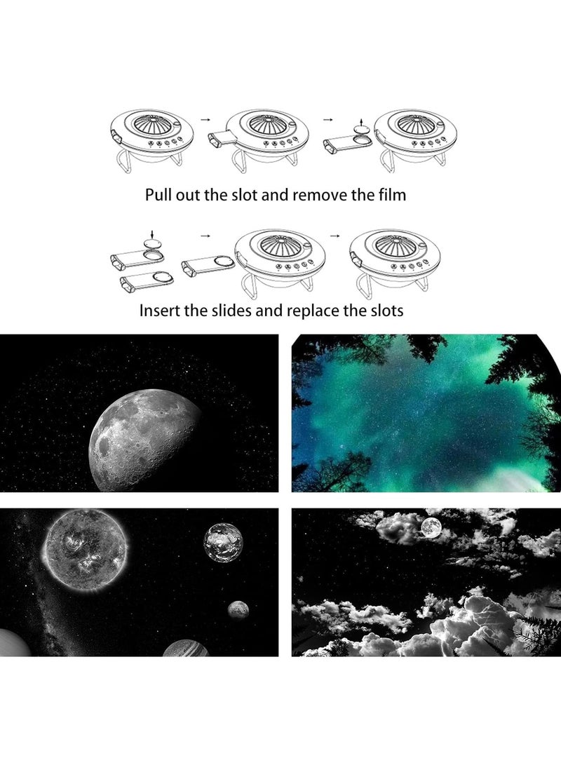 عام ترقية غالاكسي العارض ضوء الليل ، واقعية ستار العارض ، سوبر واضح العارض للأطفال ، الكبار غرف نوم ، القبة السماوية الفضاء الخارجي غرفة للسقف الديكور ضوء العرض - Image 4