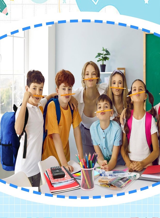 Gilprop 2 Sets Back to School Supplies Kit School Essentials Include Pencils Ballpoint Pens Notebooks Folders Sharpener Erasers Scissors Stapler Calculator Markers Highlighter for Middle High School - Image 4