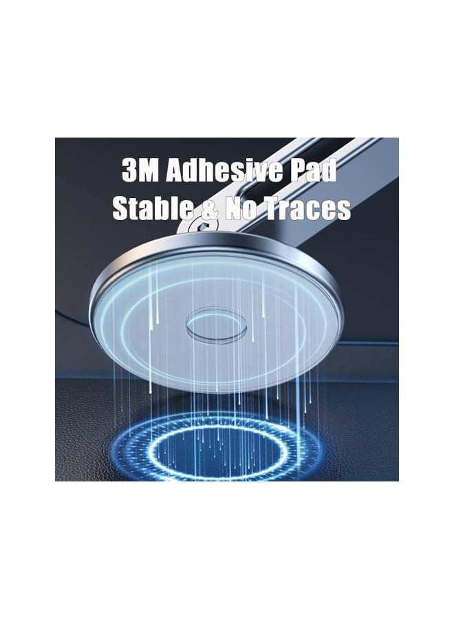 S-TOP Strong Magnetic Phone Holder for Car Phone Mount, Magnets Stand for iPhone 14 13 12 Pro Max Accessories Aluminum Alloy GPS Holder (Silver) - Image 3