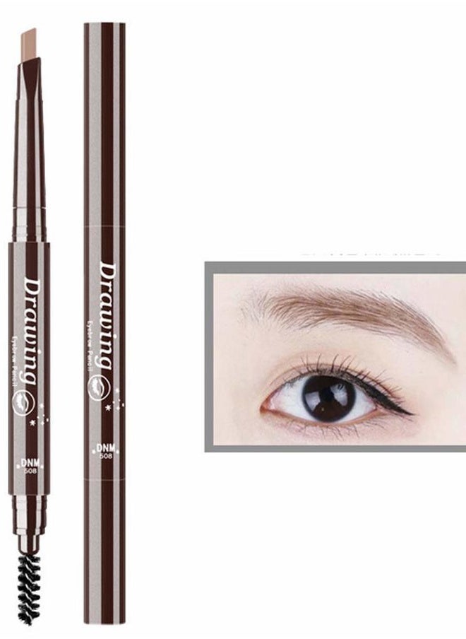 LINXI Eyebrow Pencil Longlasting Waterproof Durable Automaric Liner Eyebrow 5 Colors to Choose,Natural Eyebrows that Last For a Long Time (light brown)  - Image 1