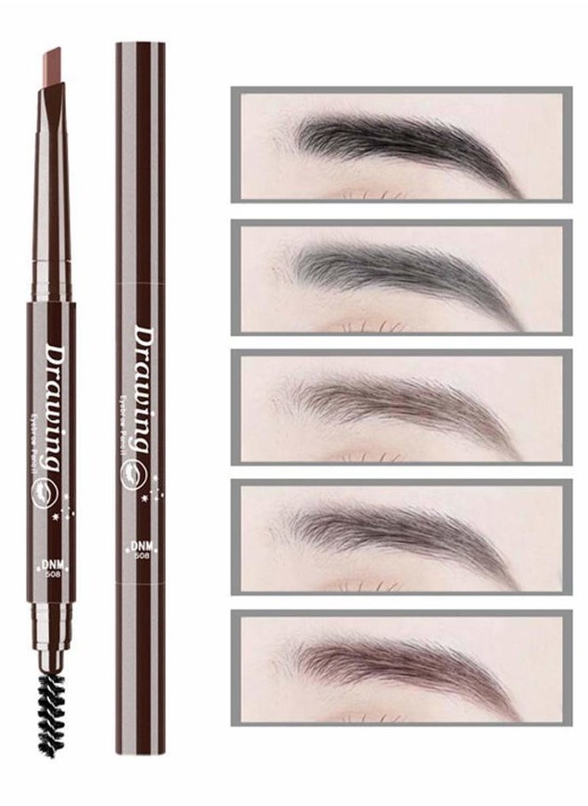 LINXI Eyebrow Pencil Longlasting Waterproof Durable Automaric Liner Eyebrow 5 Colors to Choose,Natural Eyebrows that Last For a Long Time (light brown)  - Image 4