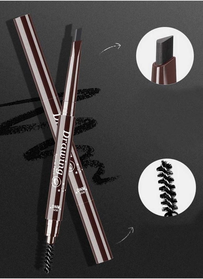 LINXI Eyebrow Pencil Longlasting Waterproof Durable Automaric Liner Eyebrow 5 Colors to Choose,Natural Eyebrows that Last For a Long Time (light brown)  - Image 3