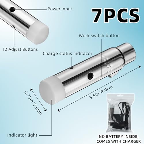 Copkim 8 Pcs Wireless DMX 512 Transmitter and Receivers - DJ 2.4g Wireless DMX Light Controller for LED Stage Dj Lights Disco Party Bar Lighting - Image 3