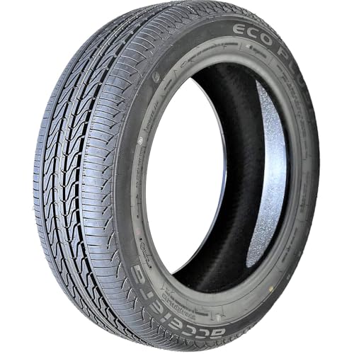 Accelera إطارات أكسيليرا إيكو بلاش لجميع المواسم للسيارات السياحية - 215/60R16 215/60-16 99V نطاق الحمولة XL 4-طبقات جدار جانبي أسود Bsw Utqg 400AA - Image 1