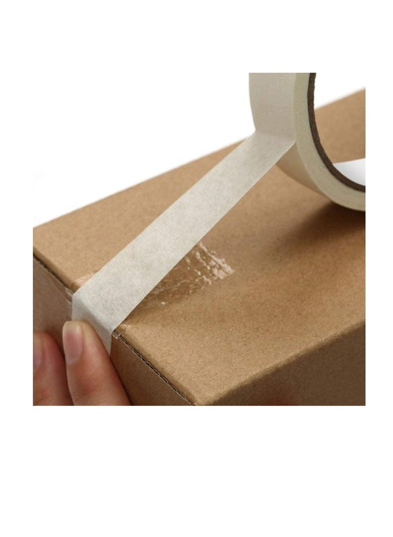 Libra Libra Heavy Duty Masking Tape (Ivory,2in x 20 Yard) Pack of 8  - Image 3