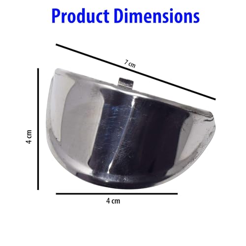 Ramanta EASY1715IC Bullet 350 Indicator Cap Heavy Metal Attractive Indicator Shades Compatible Only with Bullet, Classic, Electra and Standard 350/500 CC (Chrome, 4 PCs) - Image 4