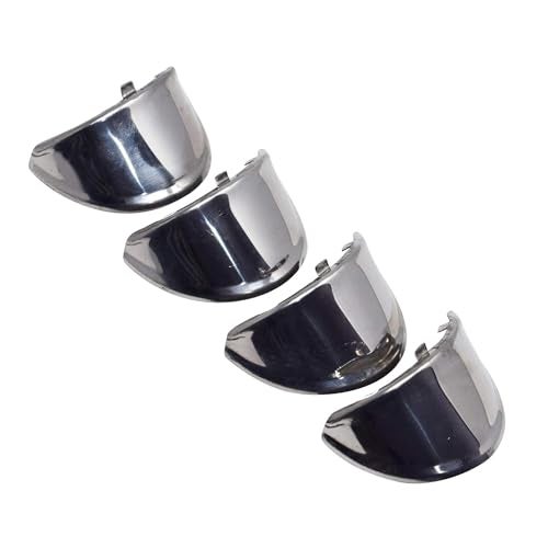 Ramanta EASY1715IC Bullet 350 Indicator Cap Heavy Metal Attractive Indicator Shades Compatible Only with Bullet, Classic, Electra and Standard 350/500 CC (Chrome, 4 PCs) - Image 1