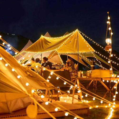 KHIZAR LED String Lights for Decoration, Fairy Curtain & Hanging Lights for Bedroom, Ramadan, Eid, Festival & Home Wall Decor (20 LED Ball Light) - Image 4