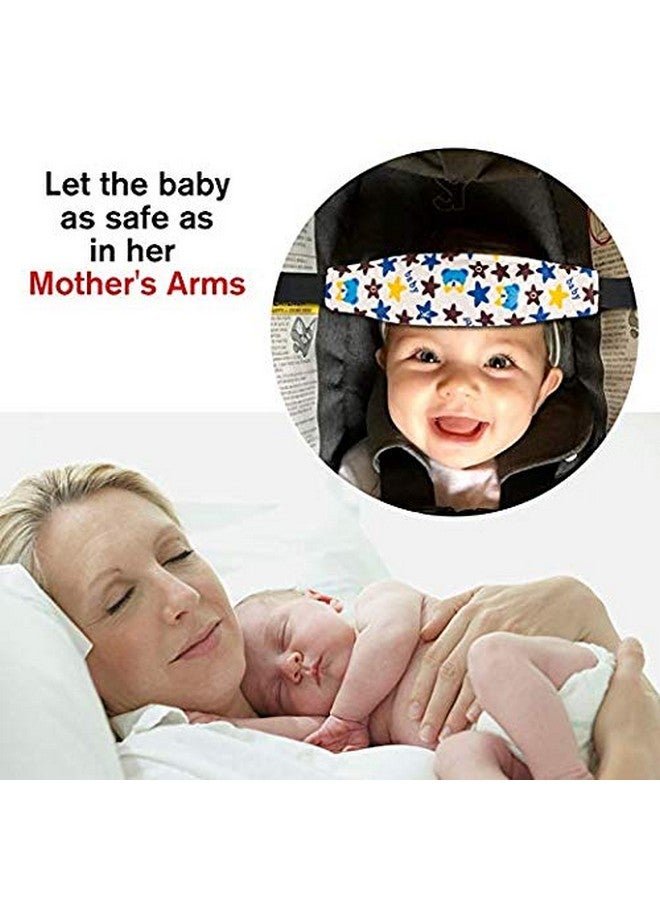 Donier Packs of 2 Toddler Car Seat Neck Relief and Head Support, Pillow Support Head Band Easy Installation On Most Convertible Seats and Safety to Babies and Kids(Bear) - Image 2