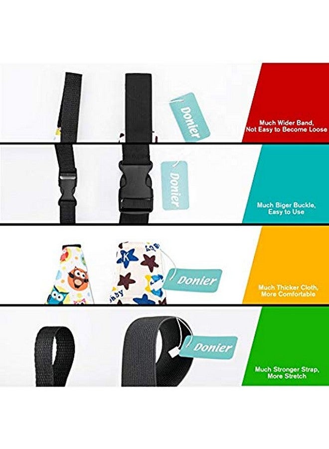 Donier Packs of 2 Toddler Car Seat Neck Relief and Head Support, Pillow Support Head Band Easy Installation On Most Convertible Seats and Safety to Babies and Kids(Bear) - Image 3