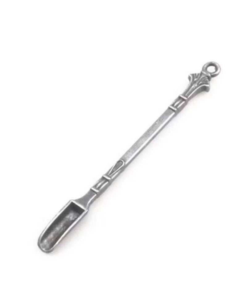 ملعقة صغيرة من المعدن مع ملعقة مسطحة هدايا