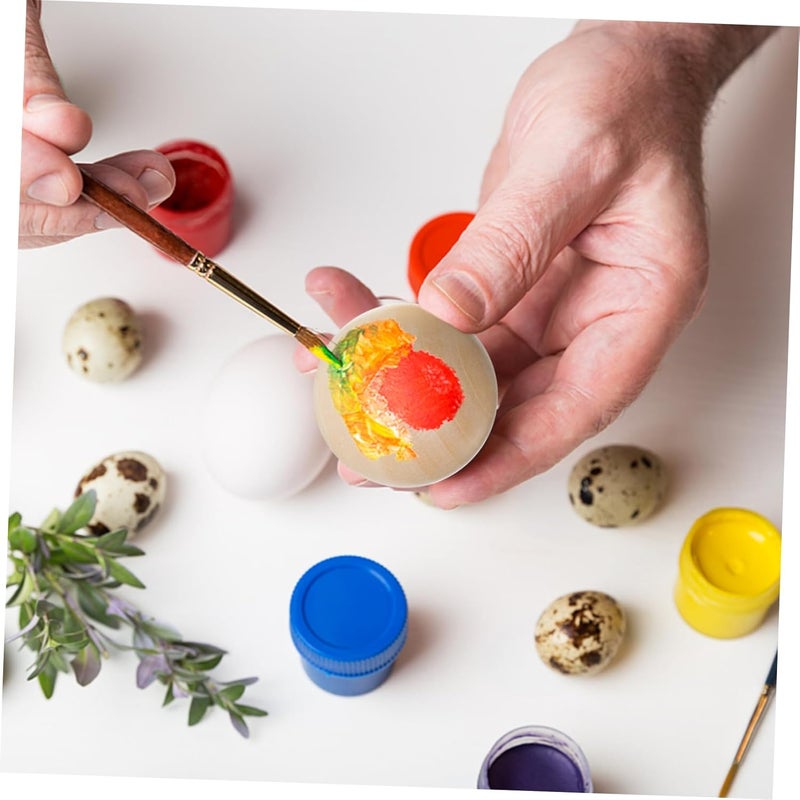 DOITOOL 40pcs Unfinished Wood for Crafts Natural Solid Wood Spheres Projects Smooth Texture Easy to and Decorate for Creative - Image 4