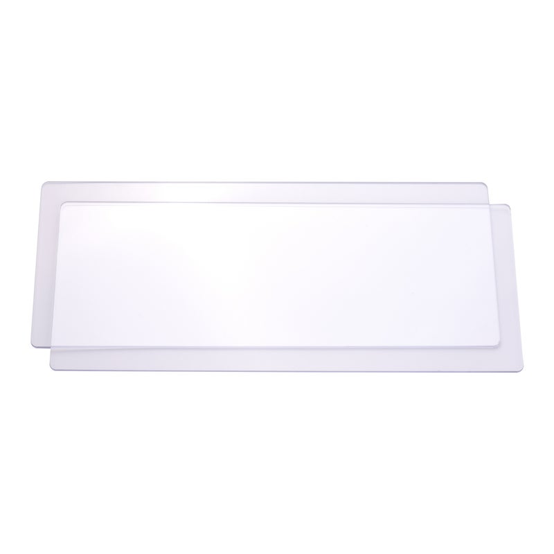 2pcs Transparent Cutting Pad Accessory Durable PC Material Plate 3mm Thickness Replacement Pad for Die Cutting & Embossing Machine Arts & Crafts Scrapbooking Cardmaking, 14.6 * 6.2in - Image 4