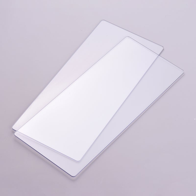 2pcs Transparent Cutting Pad Accessory Durable PC Material Plate 3mm Thickness Replacement Pad for Die Cutting & Embossing Machine Arts & Crafts Scrapbooking Cardmaking, 14.6 * 6.2in - Image 3