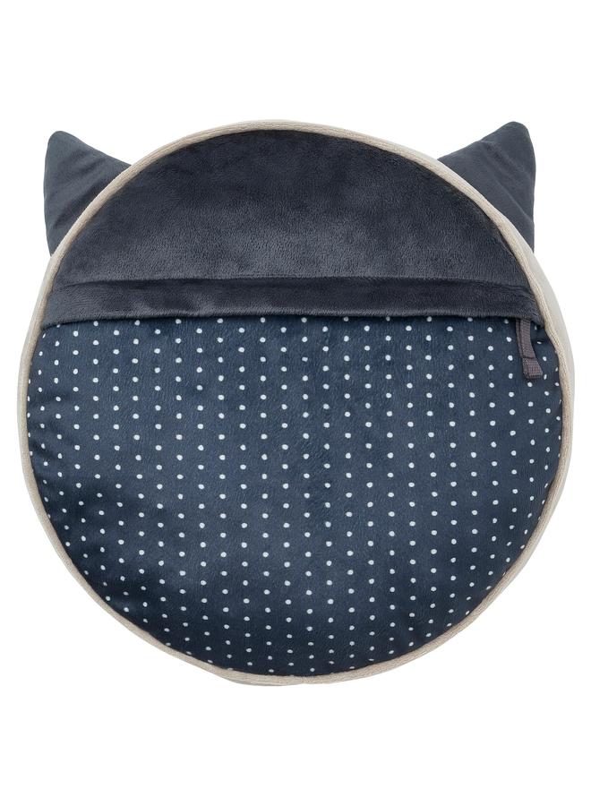 Zaboon Cushion with pocket, beige, 32x8 cm - Image 2