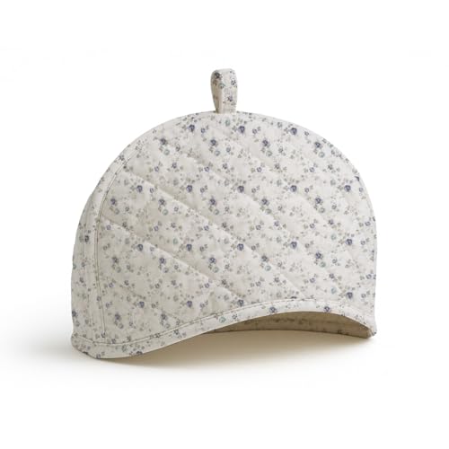 LINENWALAS Premium Cotton Tea Cosy for Kettle – 12x15 Inches | 3-Layer Thermal Insulation | Elegant Printed Design | Tea Kettle Warmer Pot Cover for Coffee Table, Dining Table Décor (Blue Sapphire) - Image 3