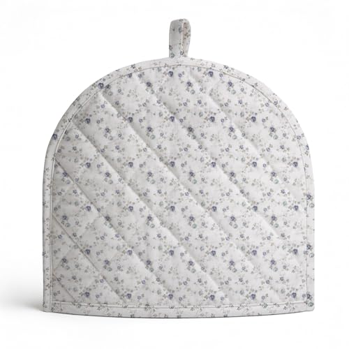 LINENWALAS Premium Cotton Tea Cosy for Kettle – 12x15 Inches | 3-Layer Thermal Insulation | Elegant Printed Design | Tea Kettle Warmer Pot Cover for Coffee Table, Dining Table Décor (Blue Sapphire) - Image 4