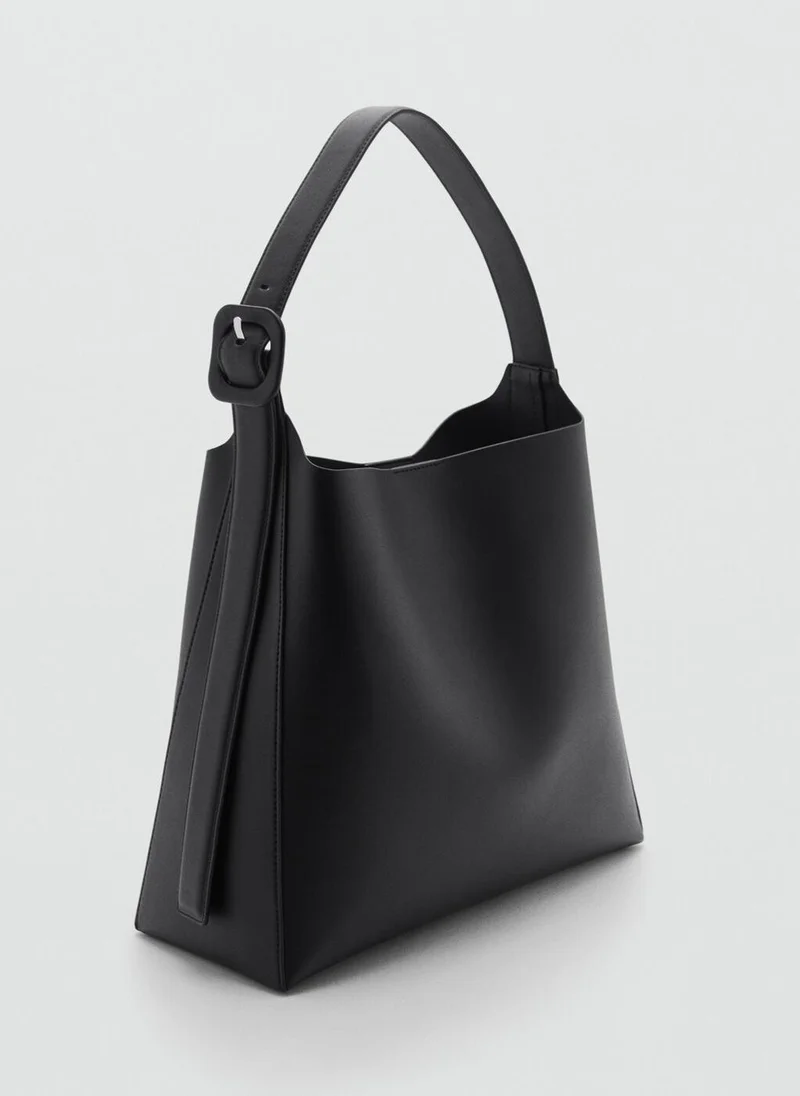 مانجو Casual Buckle Bucket Bag