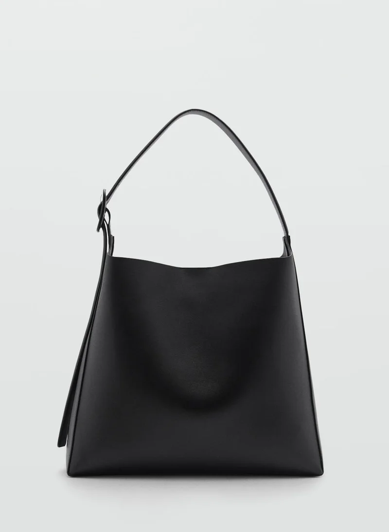 مانجو Casual Buckle Bucket Bag