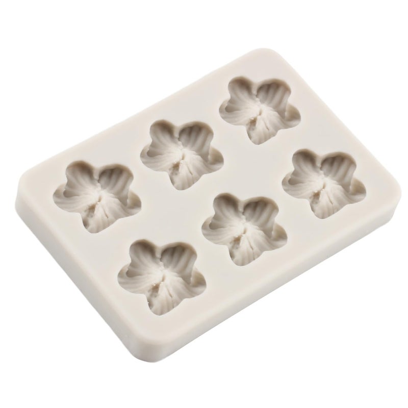 Sijiangmold Frangipani Plumeria Flower Silicone Mold Peony Flower Fondant Molds Pansy Flower Mold For Cupcake Topper Cake Decorating Chocolate Candy Polymer Clay Gum Paste Set Of 4 - Image 5